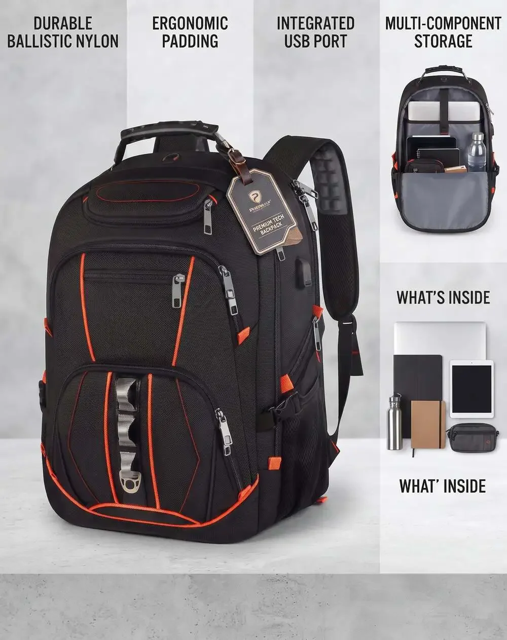 Travel Laptop Backpack – Extra Large 18.4